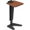 Lorell LLR59655 U-shaped Base Impromptu Lectern; Walnut