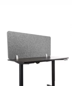 GN1 LUDS55241G Desk Divider Privacy Panel Sound Reducing Office Partition; Gray - 24 x 55 in.