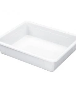 Storex Industries 2023531 10.75 x 13.25 x 3 in. School Smart Storage Tray; Letter Size; White