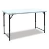 GSC Technologies 239844 4 ft. White Folding Table