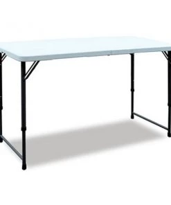 GSC Technologies 239844 4 ft. White Folding Table