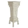 Wayborn 5725W White Victorian Style Pedestal Desk; 38 x 14 x 14 in.