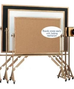 Aarco Products Inc Aarco Products C-44 2 Locking-2 Non-Locking Rubber Non-Skid Swivel Casters