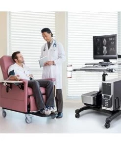 Aidata Corp Co Ltd Aidata USA PCC004P Sit/Stand Mobile Computer Desk