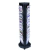 Alba DDTOWER Black Carrousel Mobile Floor Literature Display on Wheels with 39 shelves