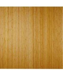 Anji Mountain Bamboo Chairmat & Rug AMB24005W in. x 52 ft. 4 ft. Wide Slat NATURAL Bamboo Roll-Up Chair Mat - 8mm thick…with tongue…natural latex backing