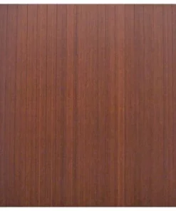 Anji Mountain AMB24035W Bamboo Deluxe Roll-Up Chairmat; 42 in. x 48 in.; no lip