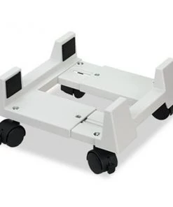 Innovera Inc Innovera 54001 Econo Mobile CPU Stand; 8.75w x 10d x 5h; Light Gray