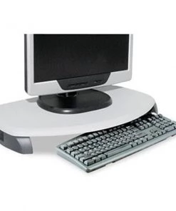 Kantek Inc Kantek MS280 CRT/LCD Stand w/Keyboard Storage- 23w x 13 1/4d x 3h- Gray