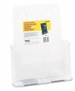 Deflecto Llc Deflect-O 77001 One-Pocket Rigid Plastic Magazine Display Rack Clear