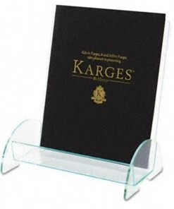 Deflecto Llc Deflect-O 775390 Euro-Style Docuholder Plastic Magazine Display Rack Clear with Green Tint Edges