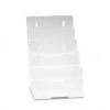 Deflecto Llc Deflect-O 77901 Four-Tier Plastic Desktop Booklet Display Rack Clear