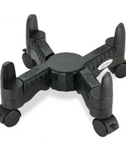 Kantek Inc Kantek CS200B Mobile CPU Stand with Adjustable Width 4-1/2w x 16d x 7h Black