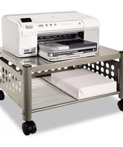 Vertiflex VF52005 Underdesk Machine Stand- 1-Shelf- 21-1/2 x 17-3/4 x 11-5/8- Matte Gray