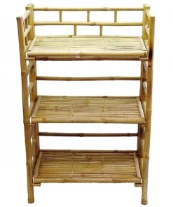 Bamboo54 5404 3 Tier Shelf - Natural Bamboo