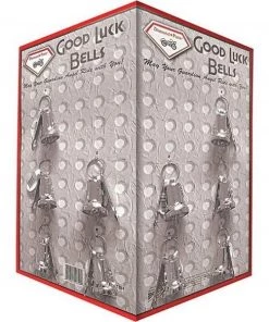 B & F System Inc BNFUSA GFBELL10H Diamond Plate Motorcycle Bells With Hangers On Display Card