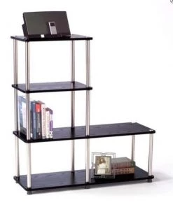 Convenience Concepts 151077 Multi Shelf "L" Bookshelf