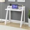 Convenience Concepts 125749W Newport Lilly Desk with Top Shelf - White