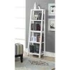 Convenience Concepts 131596W Newport Lilly Bookcase with 5 Tier Shelving - White