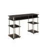 Designs2Go Classic Glass No Tools Student Desk - 47.25 x 30 x 15.75 in.