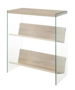 Soho Bookcase; Weathered White - 24.5 x 27.56 x 11.81 in.