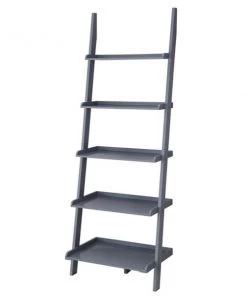 American Heritage 8043391GY Bookshelf Ladder; 72 x 14 x 24 in.