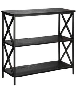 Tucson 161833BL 3 Tier Bookcase; 31.5 x 11.87 x 29.25 in.