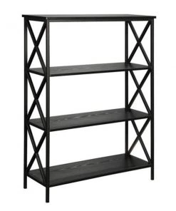 Tucson 161844BL 4 Tier Bookcase; 31.5 x 11.87 x 42 in.
