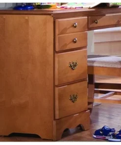 Carolina Furniture 151400 Common Sense Student Home Office Desk In Salem Maple