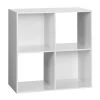 Comfort Line Products Comfort Products 50-41201 4-Cube Organizer - White - 24.25 x 11.75 x 23.5 in.