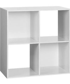 Comfort Line Products Comfort Products 50-41201 4-Cube Organizer - White - 24.25 x 11.75 x 23.5 in.