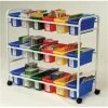 Copernicus Educational Product - BB005-18 - Cart Leveled Reading Book Browser - 18 Tubs
