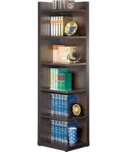 Coaster 800270 Corner Bookcase with Open Side