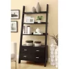 Coaster 800319 Bookcases Leaning Ladder Bookshelf with 2 Drawers