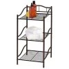 Creative Bath Products Creative Bath 20061-NI 3 Shelf Storage Tower - Nickel