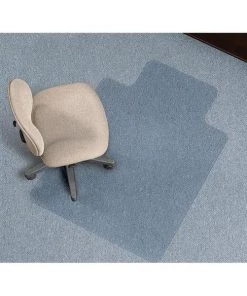 ES Robbins 120043 36 in. x 48 in. Anchormat Value Straight Edge Chairmat