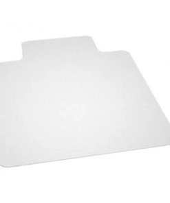 ES Robbins 128383 Beveled Edge Chair Mat with Lip for Low to Medium Pile Carpet - 46 in. W x 60 in. L