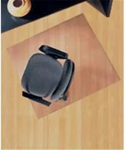 ES Robbins 131829 46 X 60 Rectangular Hardwood Economy Straight Edge Chairmat - Er10 .085 Thick