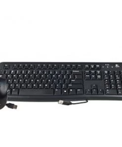 Logitech Inc Logitech 920-002565 Desktop USB Keyboard and Optical Mouse Kit in Black