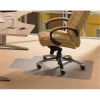 Floortex Cleartex 119225LV Advantagemat Pvc Rectangular Lipped Chair Mat For Low Pile Carpets 0.25 In.; Clear 36 X 48 In.- Chair not included