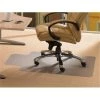Floortex Cleartex 11341526LV Advantagemat Pvc Rectangular Lipped Chair Mat For Standard Pile Carpets 0.38 In.; Clear 45 X 53 In.