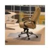 Floortex Cleartex 11341530LV Advantagemat Pvc Rectangular Lipped Chair Mat For Medium Pile Carpets 0.75 In.; Clear 45 X 53 In.
