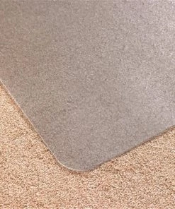 Floortex Cleartex 1115240EV Advantagemat Pvc Rectangular Chair Mat For Plush Pile Carpets Over 0.75 In. 48 X 60 In.