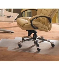 Floortex Cleartex 1215020LV Advantagemat Pvc Rectangular Lipped Chair Mat For Hard Floor And Carpet Tiles 48 X 60 In.