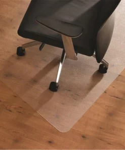 Floortex Cleartex 1213420LRA Anti-Slip Ultimat Rectangular Lipped Chair Mat For Polished Hard Floors 48 X 53 In.