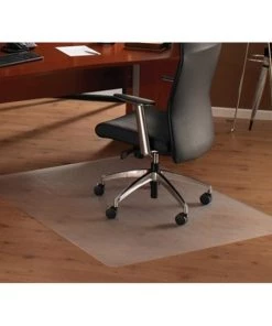 Floortex Cleartex 1213420ERA Anti-Slip Ultimat Rectangular Chair Mat For Polished Hard Floors 48 X 53 In.