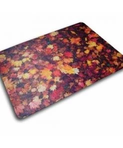 Back2Basics Colortex UltiMat Polycarbonate Chair Mat for Low Pile Carpets and Hard Floors; Autumn Leaves Design 36 X 48 In.