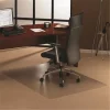 Wall-To-Wall Enhanced Polymer Rectangular Chair Mat For Standard Pile Carpets 0.38 In.; Clear 30 X 48 In.
