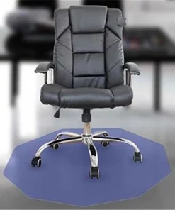 Finalframe Cleartex 9Mat Ultimat Polycarbonate Cobalt Blue Chairmat For Hard Floor & Carpet Tiles