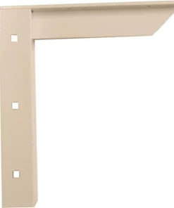 A & M Hardware AMC24 W Concealed Shelf Sprt Bracket 24 in. - White